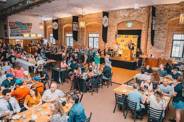 furniture, chair, crowd, table, sharing, hall