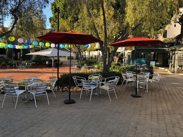furniture, chair, table, outdoor furniture, outdoor table, umbrella