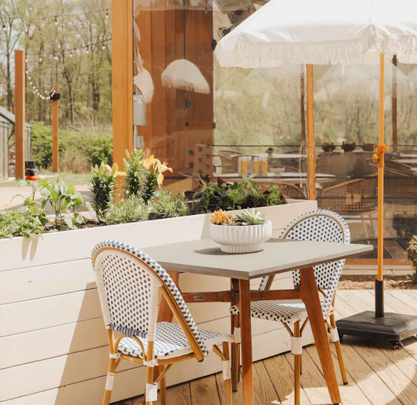 furniture, outdoor furniture, wood, table, chair, outdoor table