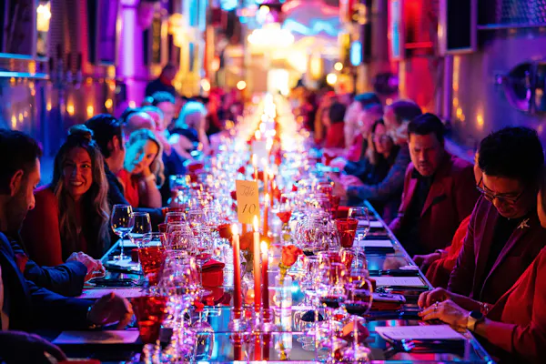 tableware, drinkware, lighting, party, restaurant, stemware