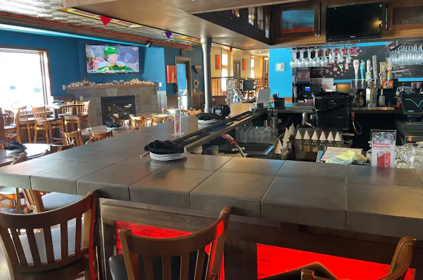 furniture, table, chair, lighting, restaurant, ceiling