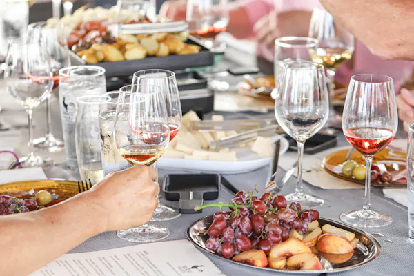 food, tableware, stemware, drinkware, wine glass, table