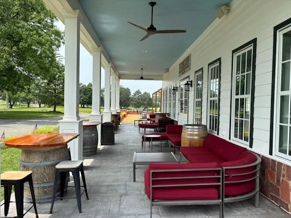 furniture, outdoor furniture, table, chair, outdoor table, restaurant