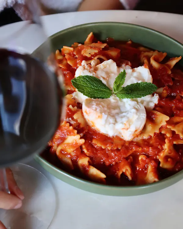 food, ingredient, tableware, pasta, recipe, condiment