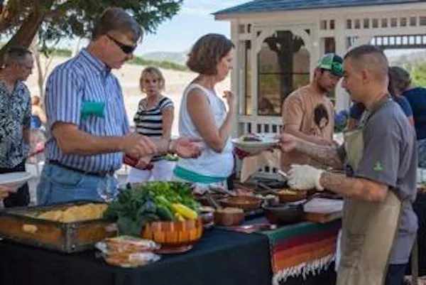 clothing, food, shirt, shorts, sharing, cuisine