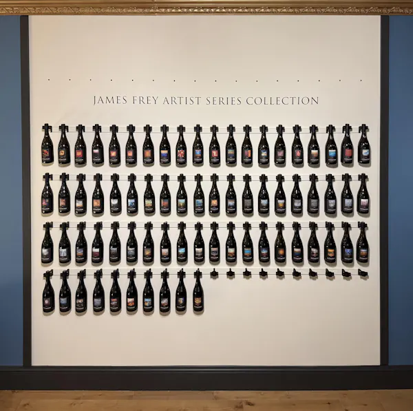 bottle, glass bottle, advertising