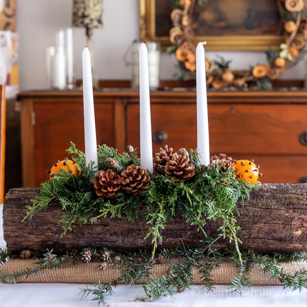 candle, candle holder, wax, conifer cone, natural material, christmas day