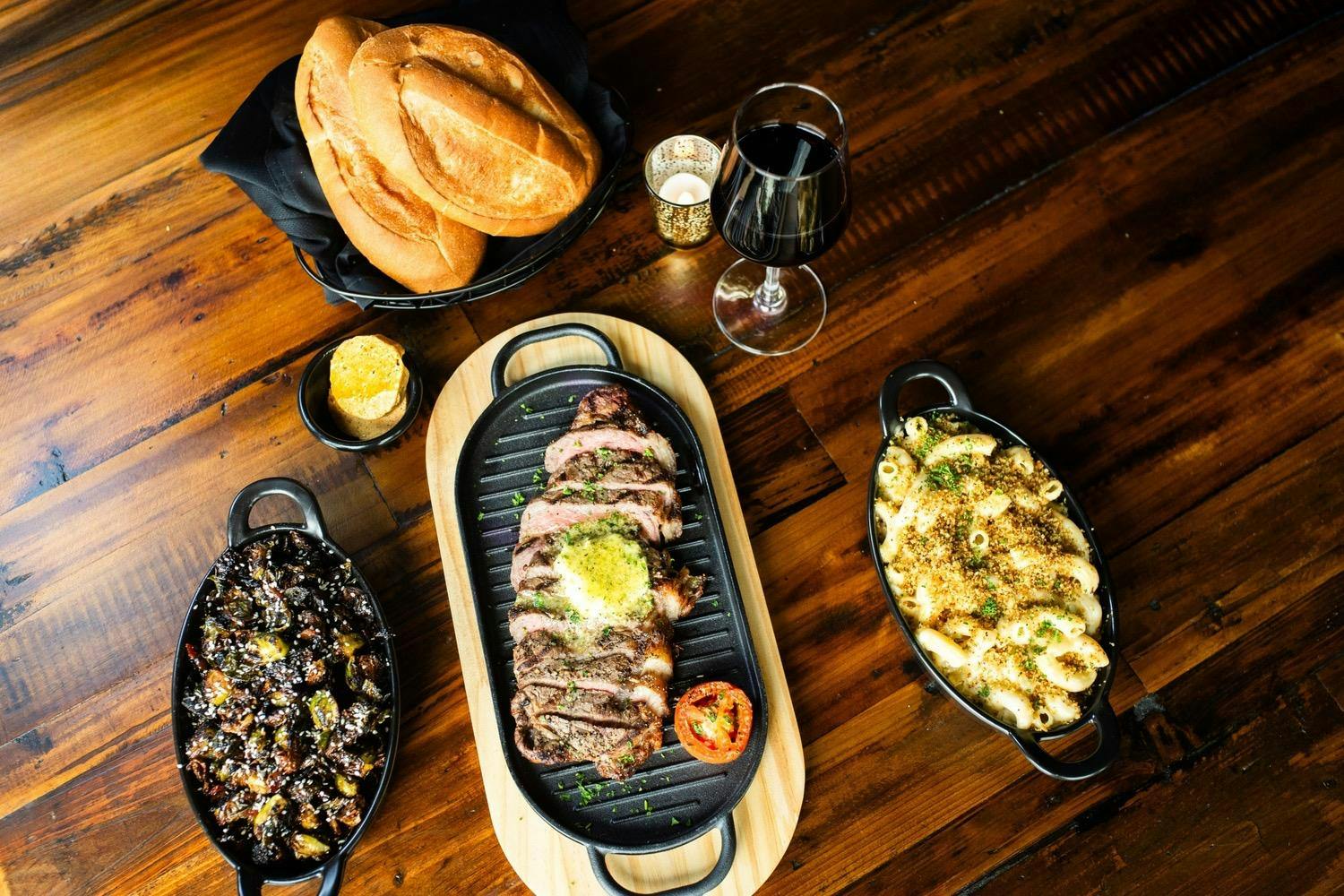 Seared Steak & Cocktails