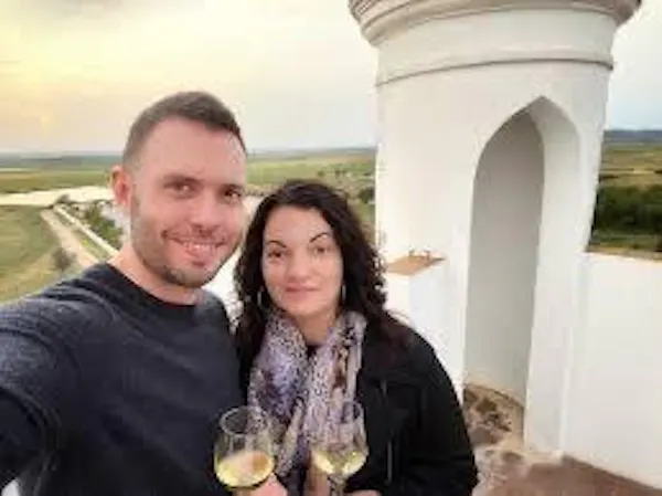 happiness, smile, vacation, people in nature, travel, honeymoon