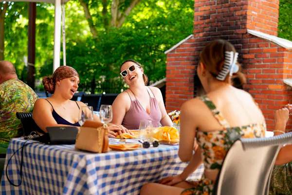 summer, furniture, tableware, drinkware, table, food