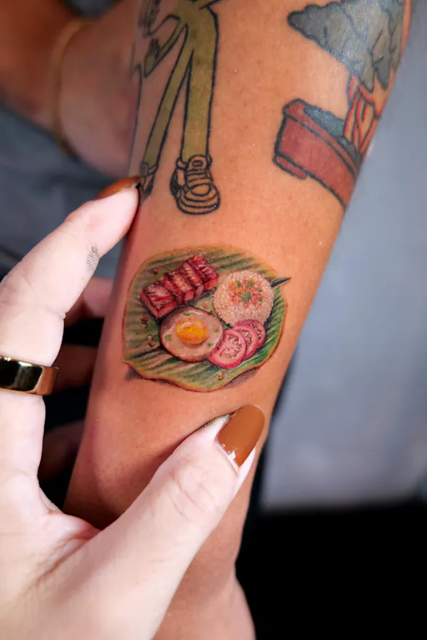 finger, thumb, tattoo, nail, temporary tattoo