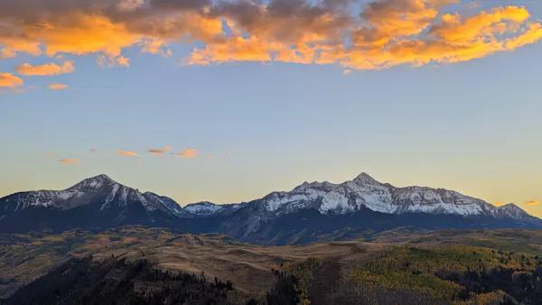 sky, mountain, mountainous landforms, nature, hill, mountain range