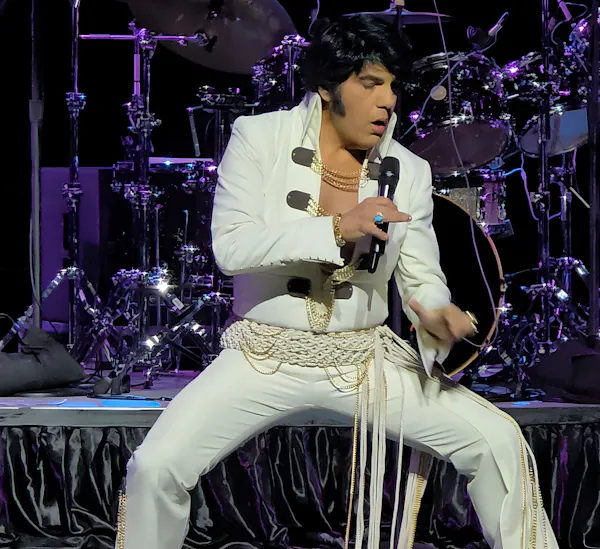 elvis impersonator, performing arts, entertainment, performance, audio equipment, singing