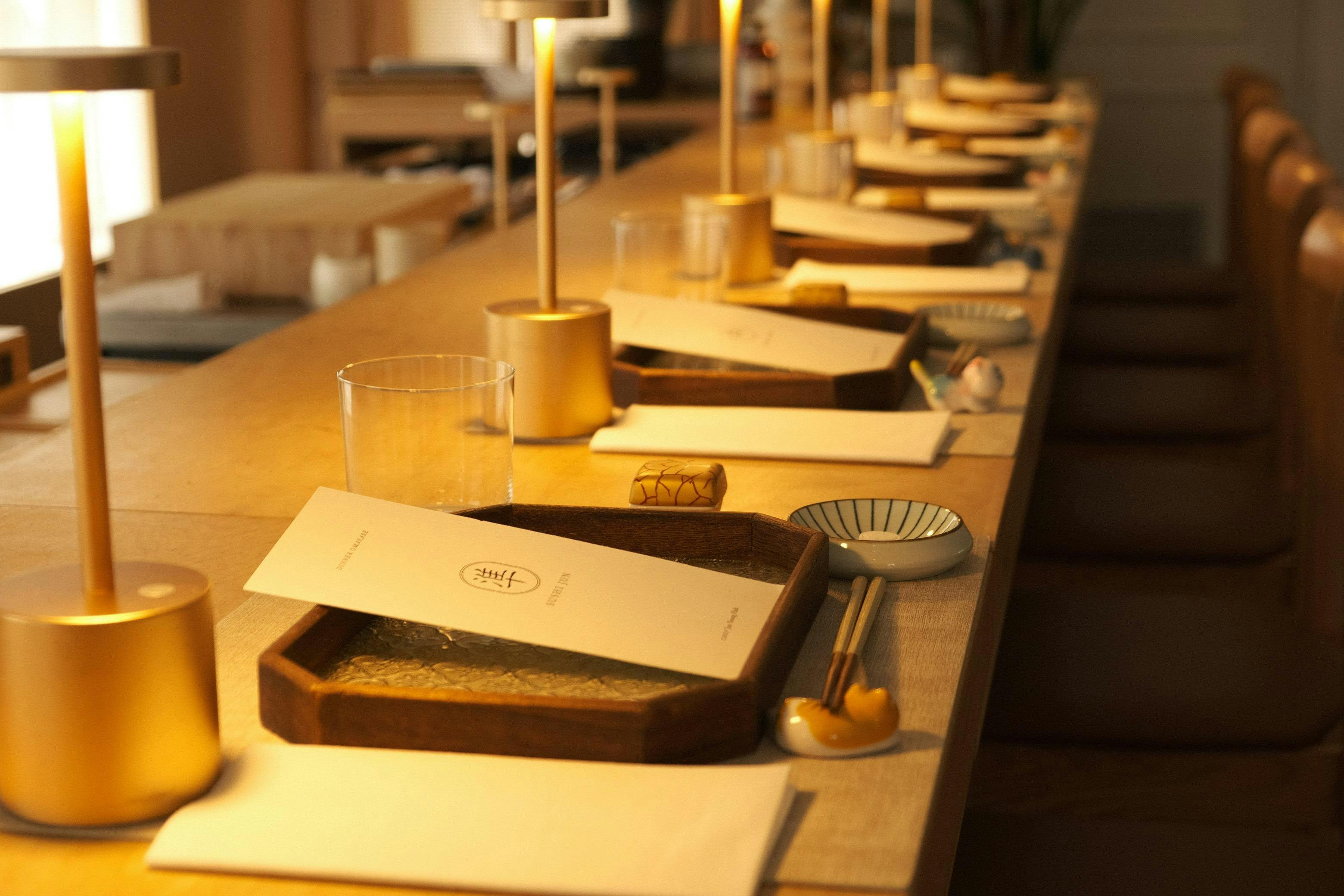 Ryuko Japanese Kitchen + Bar - Sushi Jun (準) Tasting table