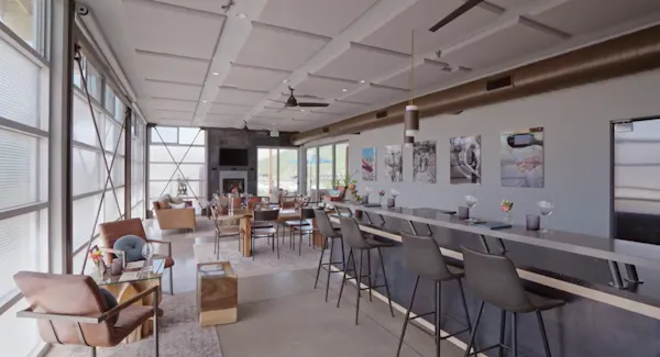 furniture, chair, flooring, floor, ceiling, table