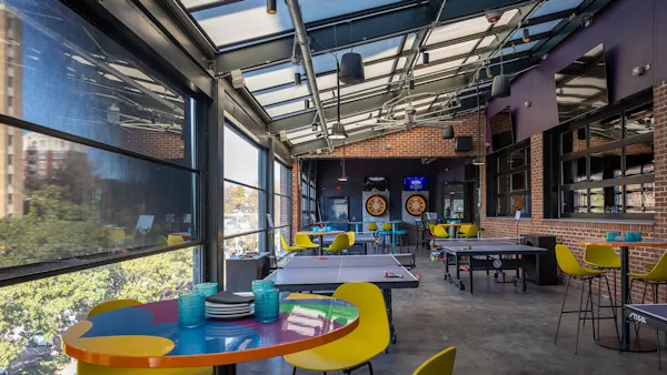 restaurant, chair, cafeteria, kitchen & dining room table, design