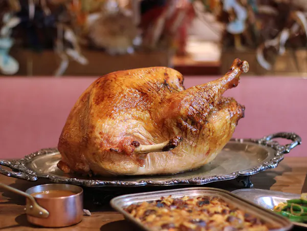 food, turkey meat, tableware, ingredient, recipe, roast goose