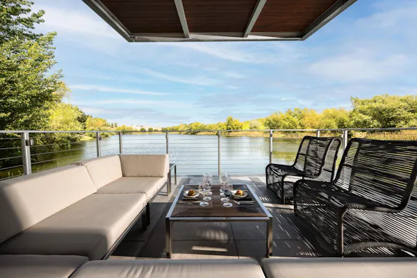 sky, cloud, water, property, furniture, couch