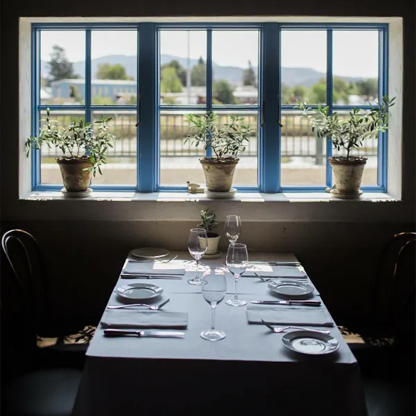 restaurant, table, room, window, glass, furniture