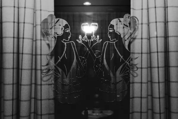 black, standing, black-and-white, gesture, grey, style