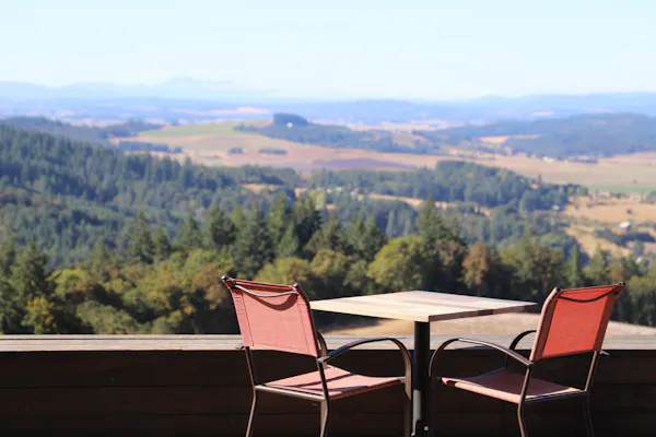 mountainous landforms, furniture, hill, horizon, chair, mountain range
