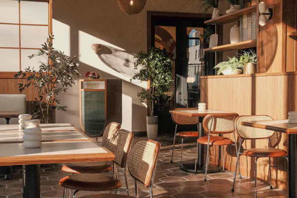 furniture, wood, flooring, table, chair, restaurant