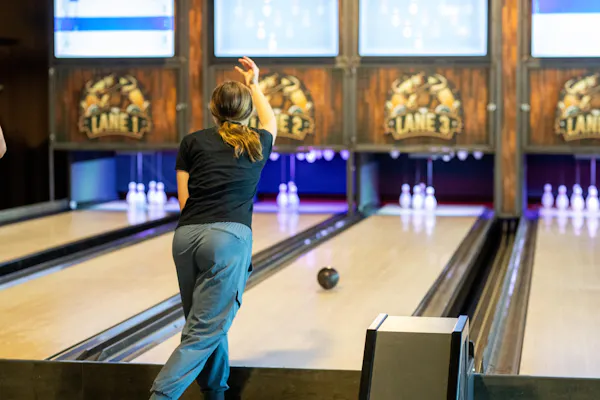 bowling, clothing, bowling equipment, bowling pin, sports equipment, bowler