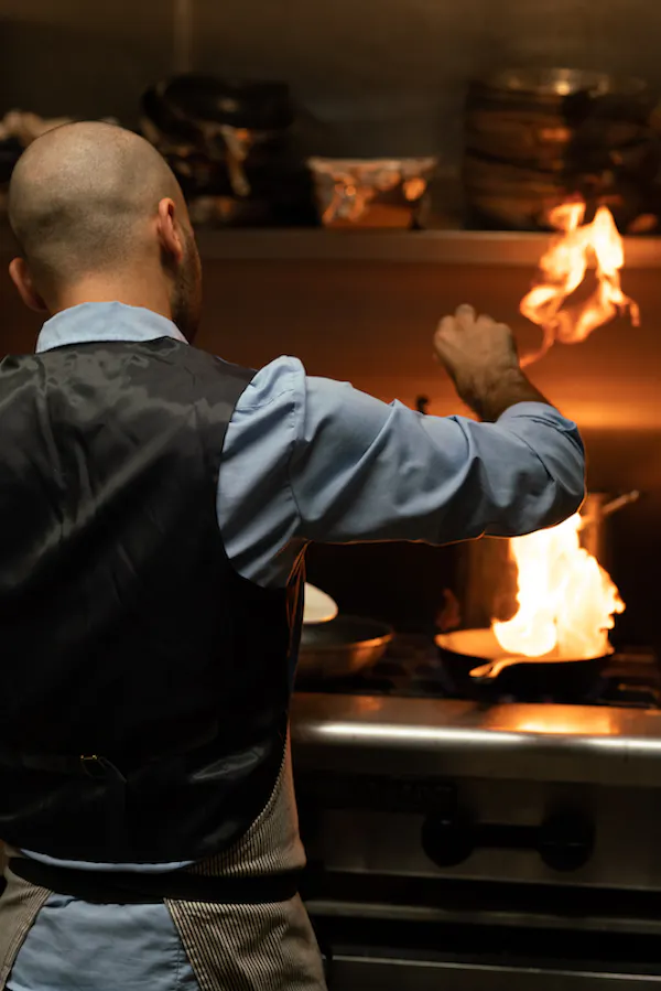muscle, gesture, heat, gas stove, gas, kitchen appliance