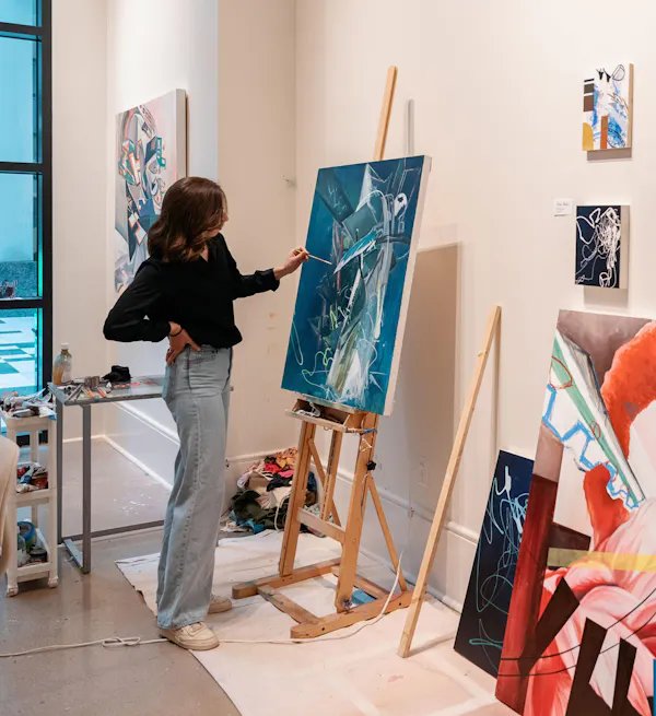 easel, artist, visual arts, paint, painter, art paint