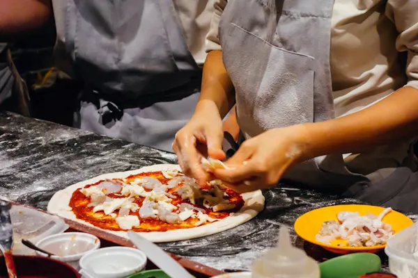 food, ingredient, cooking, pizza, cook, chef