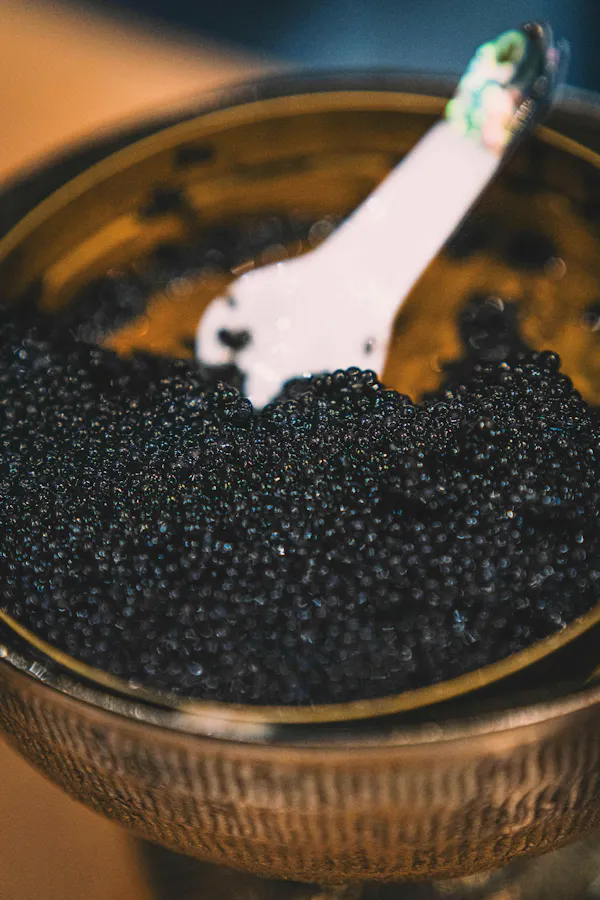 caviar, black, roe, food