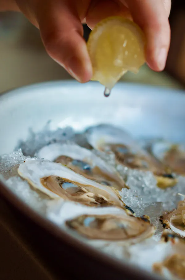food, ingredient, tableware, seafood, citrus, serveware