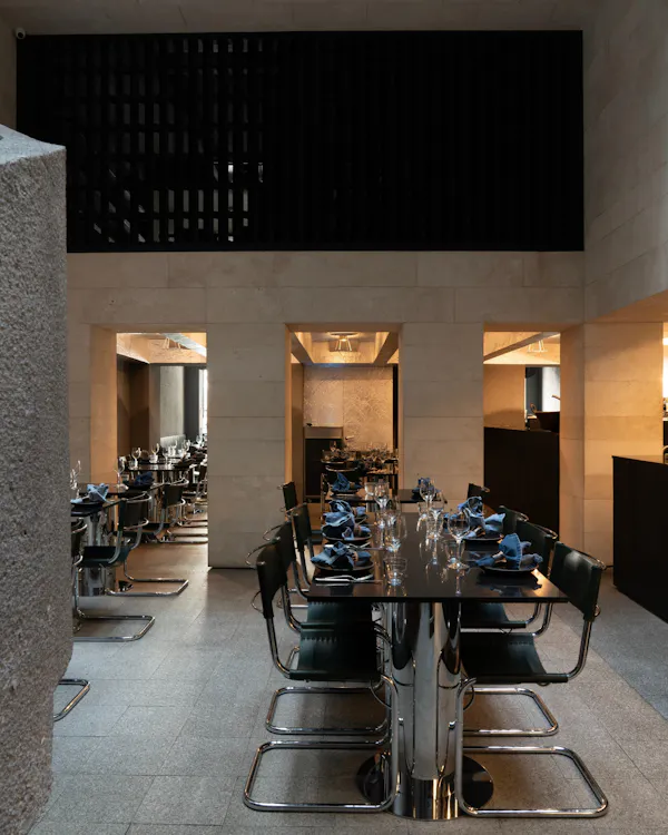 furniture, table, flooring, chair, ceiling, restaurant
