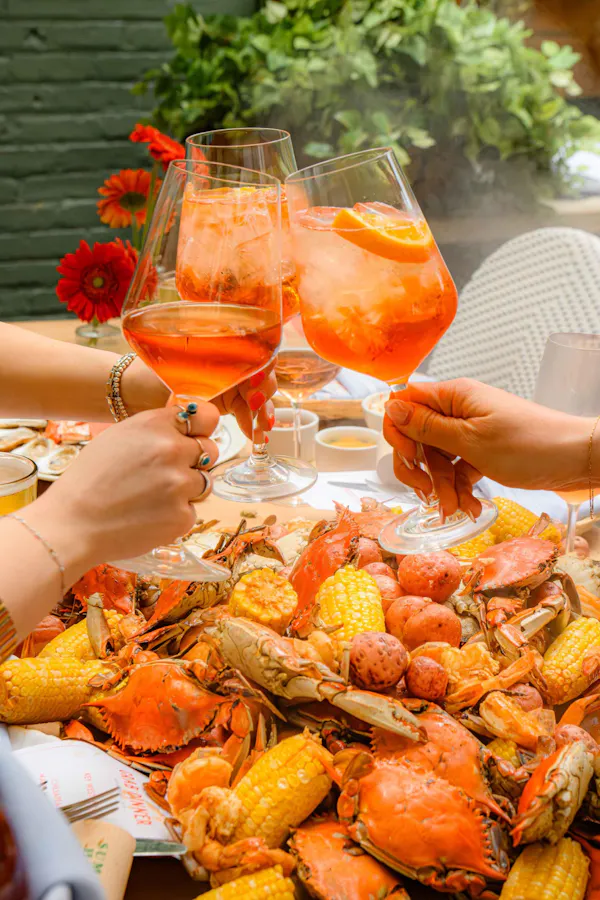 food, tableware, seafood, ingredient, seafood boil, fruit