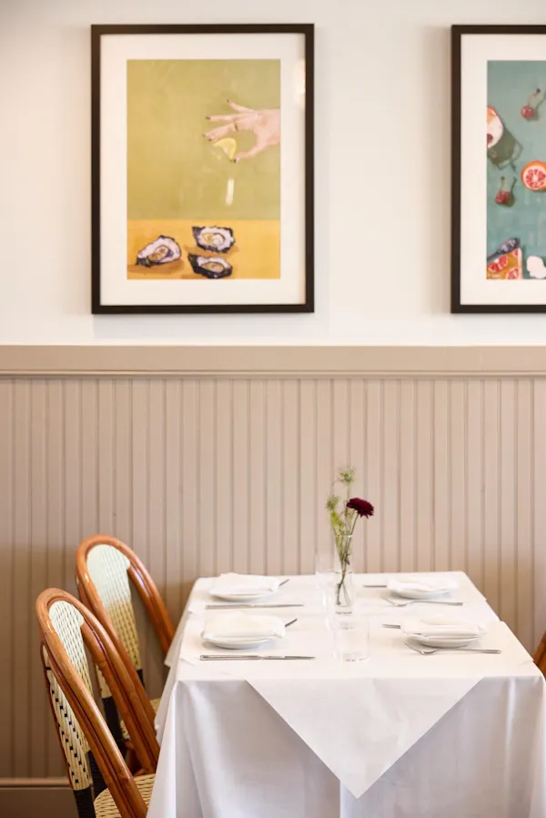 furniture, table, restaurant, tablecloth, kitchen & dining room table, chair