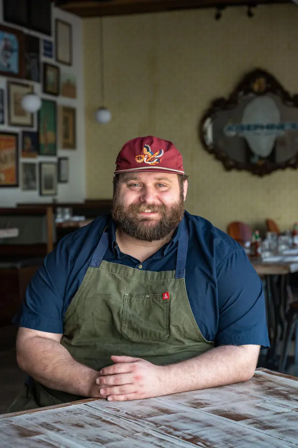facial hair, beard, moustache, apron, chef, cook