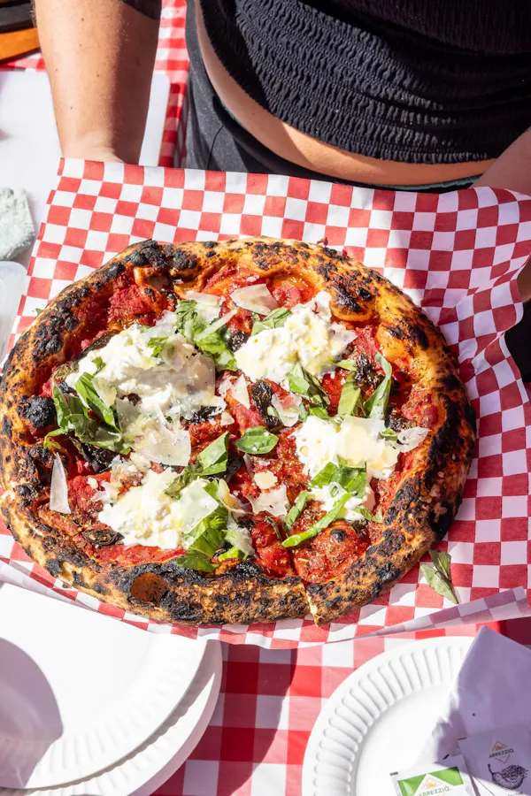 food, pizza, ingredient, tableware, fast food, recipe
