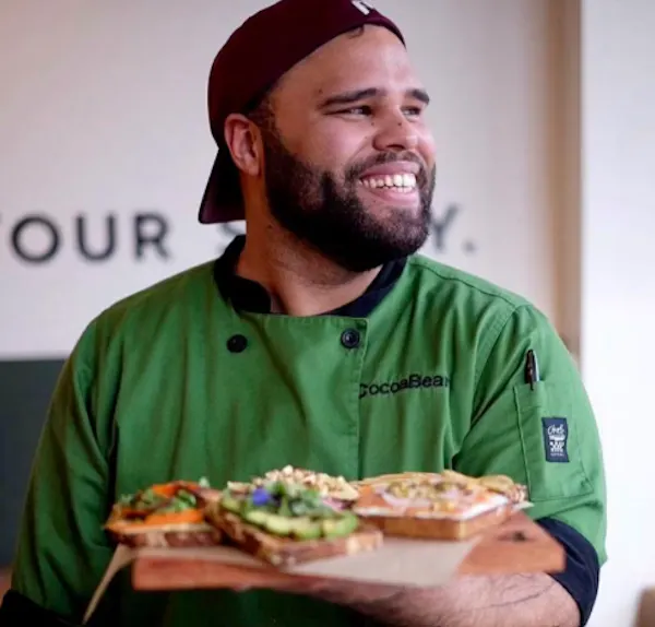 facial hair, beard, moustache, chef, cook, food