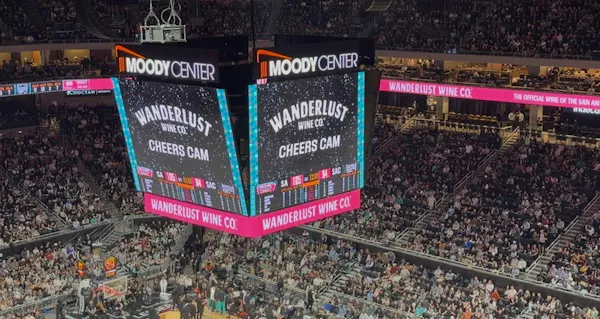 sports venue, display device, stadium, advertising, fan, logo