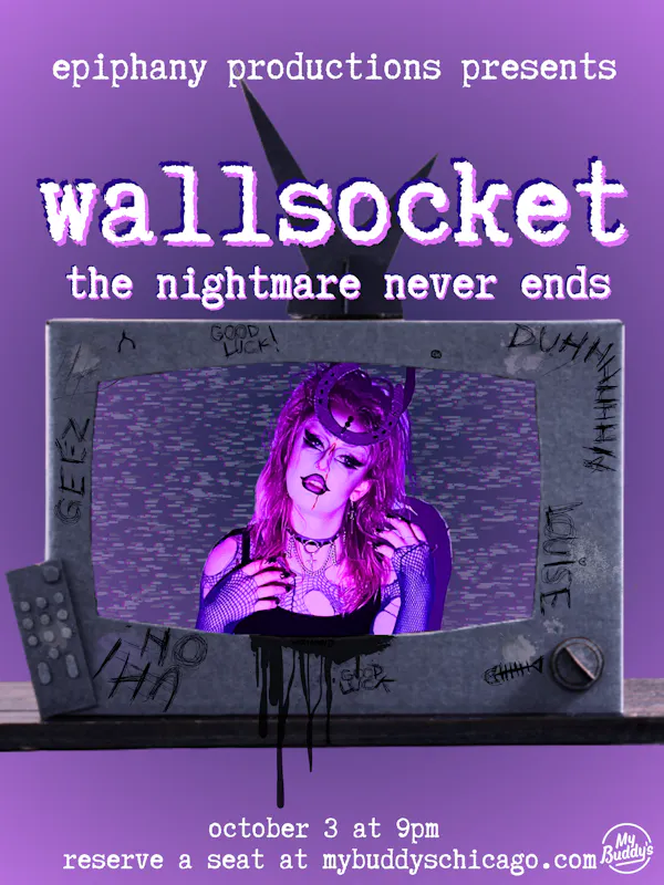 purple, poster