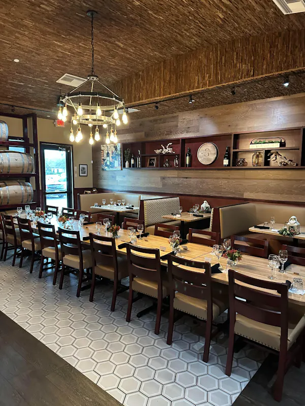 furniture, table, building, kitchen & dining room table, chair, drinking establishment