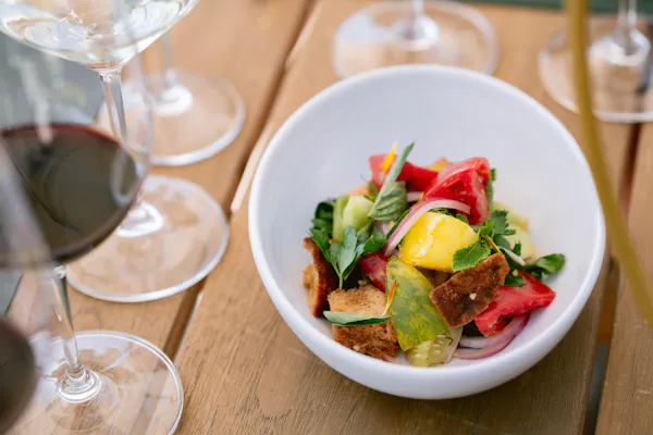 food, tableware, ingredient, salad, vegetable, drinkware