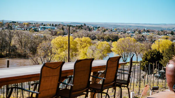 furniture, chair, table, landscape, outdoor furniture, outdoor table