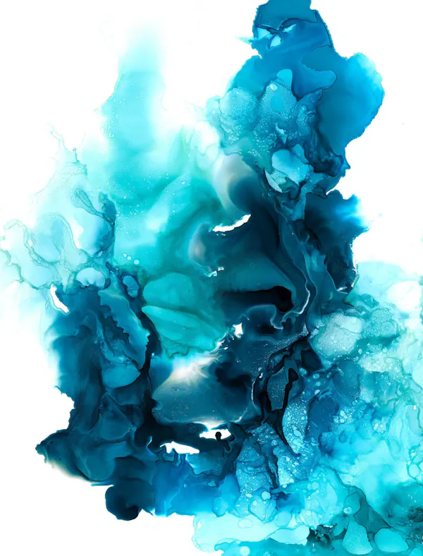 blue, paint, graphics, art paint, smoke, graphic design
