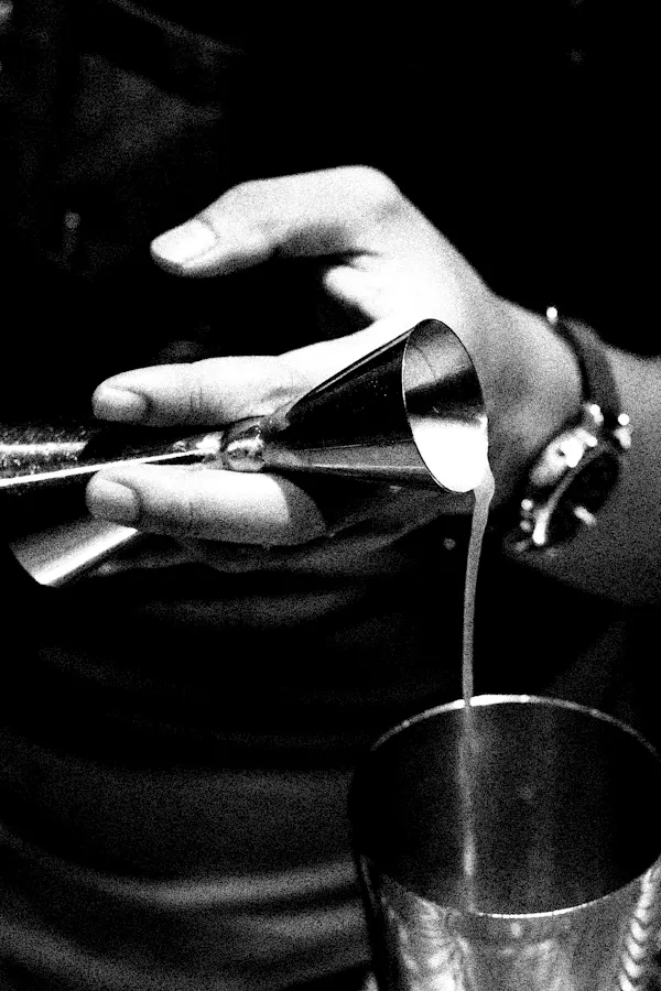 drinkware, black, monochrome photography, monochrome, nail, silver