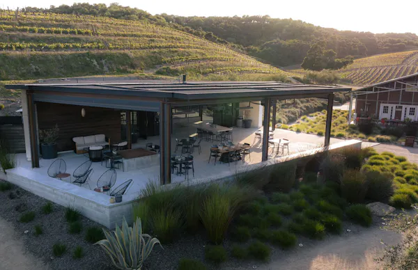 outdoor structure, shade, pergola, outdoor furniture, landscaping, chair