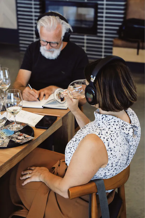 headphones, hearing, gadget, chair, barware