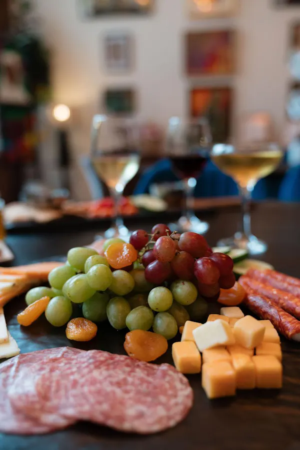 food, tableware, ingredient, fruit, produce, cheese