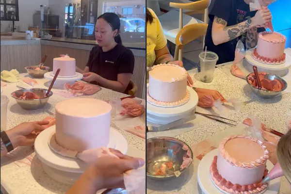 food, cake, tableware, ingredient, cake decorating, dessert