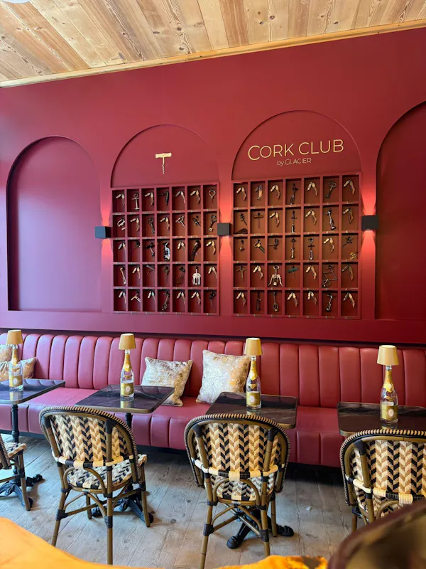 furniture, ceiling, restaurant, wood stain, bar, chair